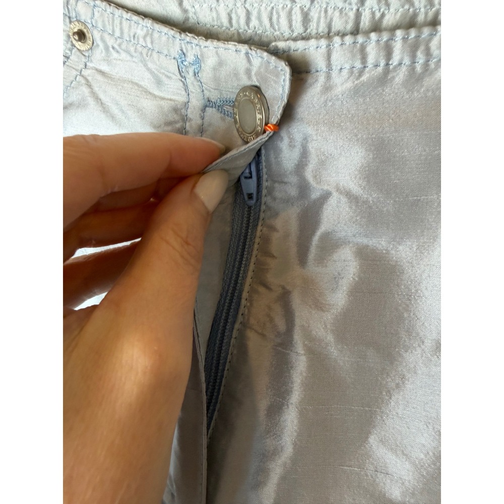 Gabriele Strehle Jeans Pants Women 29 Blue NWT Silk Blend Strenesse Luxury - Picture 7 of 12
